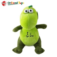 Lindo alfabeto inglés Animal juguetes de peluche suave felpa niños educación juguetes bebés Unisex personalizable hecho algodón PP EN71