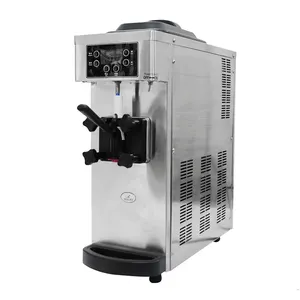 Máquina congelada R410/8L/1100W do iogurte do Desktop macio comercial do gelado do sabor do único fabricante macio comercial do gelado do gelado de XEOLEO