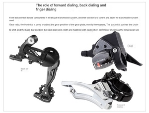 <span class=keywords><strong>Desviador</strong></span> trasero de bicicleta de montaña MicroNEW 21/24/27/30 Speed & Road Bike 10/11 Speed Shifter - Product Image 5