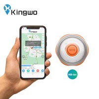 Kingwo NB IoT GPS-Tracker Notfallwarnleuchte mit SOS Straßenseitige Sicherheitsortungsgerät IP65 NT65