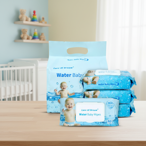 Toallitas Húmedas para Bebé Extra Gruesas y Suaves con Aroma, No Tejidas, de 18x18 cm, para <span class=keywords><strong>el</strong></span> Cuidado Infantil, Marca Love of Dream - Product Image 1