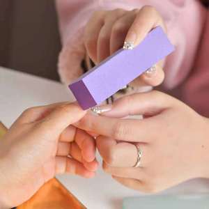 Oem/ODM 4 trong 1 đa chức năng VUÔNG Miếng bọt biển <span class=keywords><strong>Nail</strong></span> <span class=keywords><strong>Buffer</strong></span> cho móng tay tự nhiên 10pcs độ đàn hồi cao đệm khối - Product Image 4