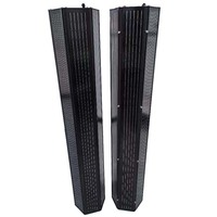 Panneau solaire cylindrique 50W 100W 150W 200W Wrap Tube Lampadaire pôle vertical Module solaire intégré