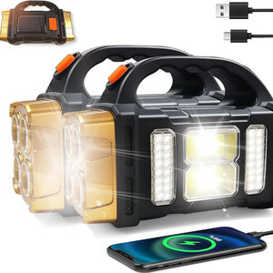 Station d'alimentation minimaliste tout-en-un, lampe solaire/USB, 4 modes d'éclairage, IP65, 2500 lumens, chargeur d'urgence pour la randonnée - Product Image 1