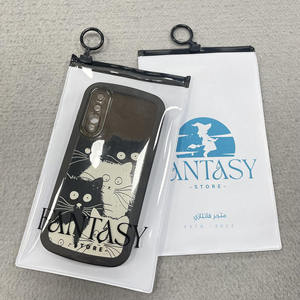 Tùy chỉnh in Zip PVC khóa Túi Điện thoại di động trường hợp bao bì Frosted PVC Túi Nhựa Tùy Chỉnh Dây Kéo Pouch túi với logo in - Product Image 6