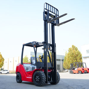 Forklift Diesel Berkualitas Tinggi CE EPA Euro 5 untuk Penanganan Barang, Forklift 3 Ton Transmisi Hidrolik Penggerak 4 Roda - Product Image 4