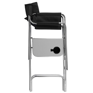 <span class=keywords><strong>Chaise</strong></span> de directeur <span class=keywords><strong>pliante</strong></span> haute et portable facile à transporter pour <span class=keywords><strong>camping</strong></span>, plage, jardin, hôtels et fabriquée en aluminium léger - Product Image 3