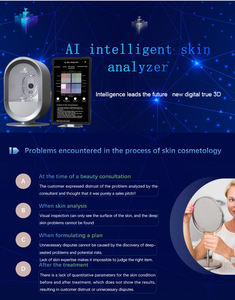 Analyseur de peau facial 3D professionnel, scanner de peau, machine de beauté, système d'analyse par IA - Product Image 2