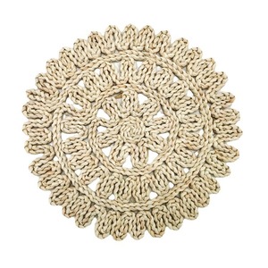 Handgewebte Maisstroh-Tischsets Hitzebeständige Geflochtene Tischmatten Untersetzer für Esstisch-Dekoration - Product Image 5