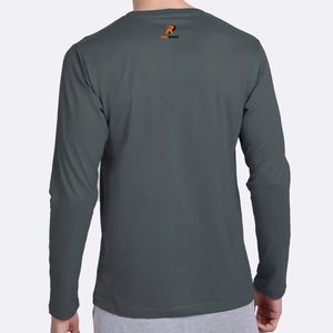Camisa de manga larga personalizada para hombre, 100% algodón, gruesa, estilo otoñal, producto de moda, camiseta de manga larga en venta - Product Image 3