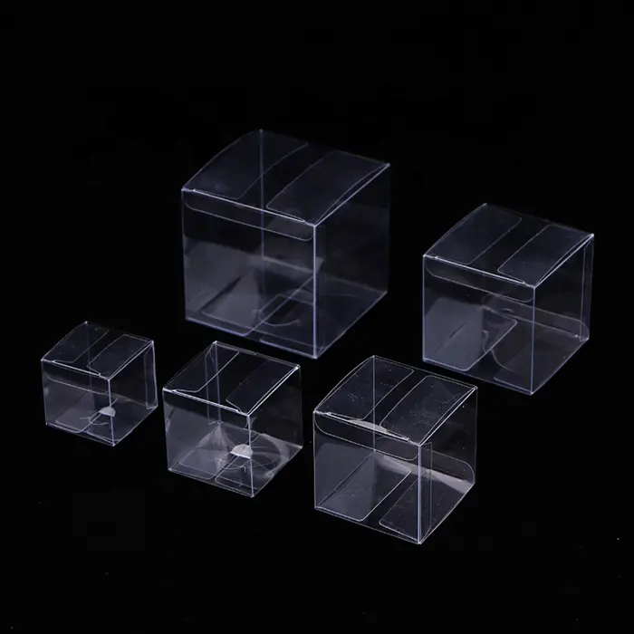 Подарочная ацетатная складная пластиковая прозрачная коробка из ПВХ