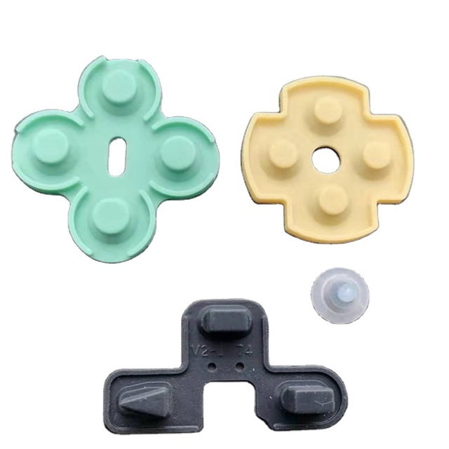 SYYTECH New Game Controller Replacement Rubber Button D-Pad Conductive Silicone for PS2 Playstation 2 Repair Game Accessories