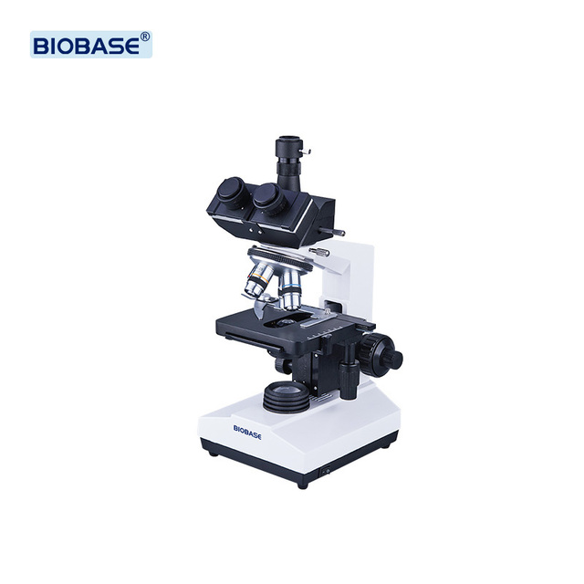 BIOBASE China Sliding Trinocular Head Biological Microscope Portable and for Clinics/Hospitals with 100x Magnification