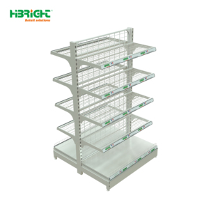 Highbright Modern <b>Wire</b> Back Gondola <b>Shelf</b> for Supermarket & Grocery Stores - Product Image 5