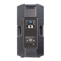 Enceinte en bois 2 voies de 15 pouces, 500W RMS, amplification bi-amplifiée classe D, pour sonorisation PA, DJ, fêtes en extérieur et scènes live