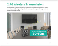 2.4G kablosuz konferans PTZ kamera 1080P hd konferans kamerası canlı akışı video kameralar konferans sistemi