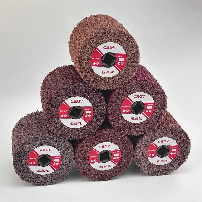 Factory Supply Aluminum Oxide Polishing Wheel Nylon Buffing Wheel for Metal Stainless