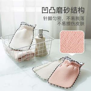 Exfoliating Gloves Soft Skin Friendly Polyester Bath Glove For Deep Cleaning Adult Shower Use - Product Image 4