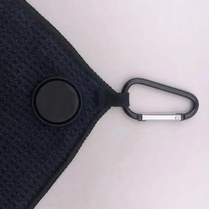 Serviette de golf portable avec logo personnalisé avec options multicolores douce et durable avec crochet magnétique pour une utilisation sportive - Product Image 3