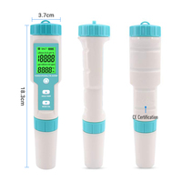 Testeur numérique 7 en 1 le plus récent pour pH/TDS/EC/Salinité/TEMP/ORP, prise en charge OEM/ODM pour l'aquaculture