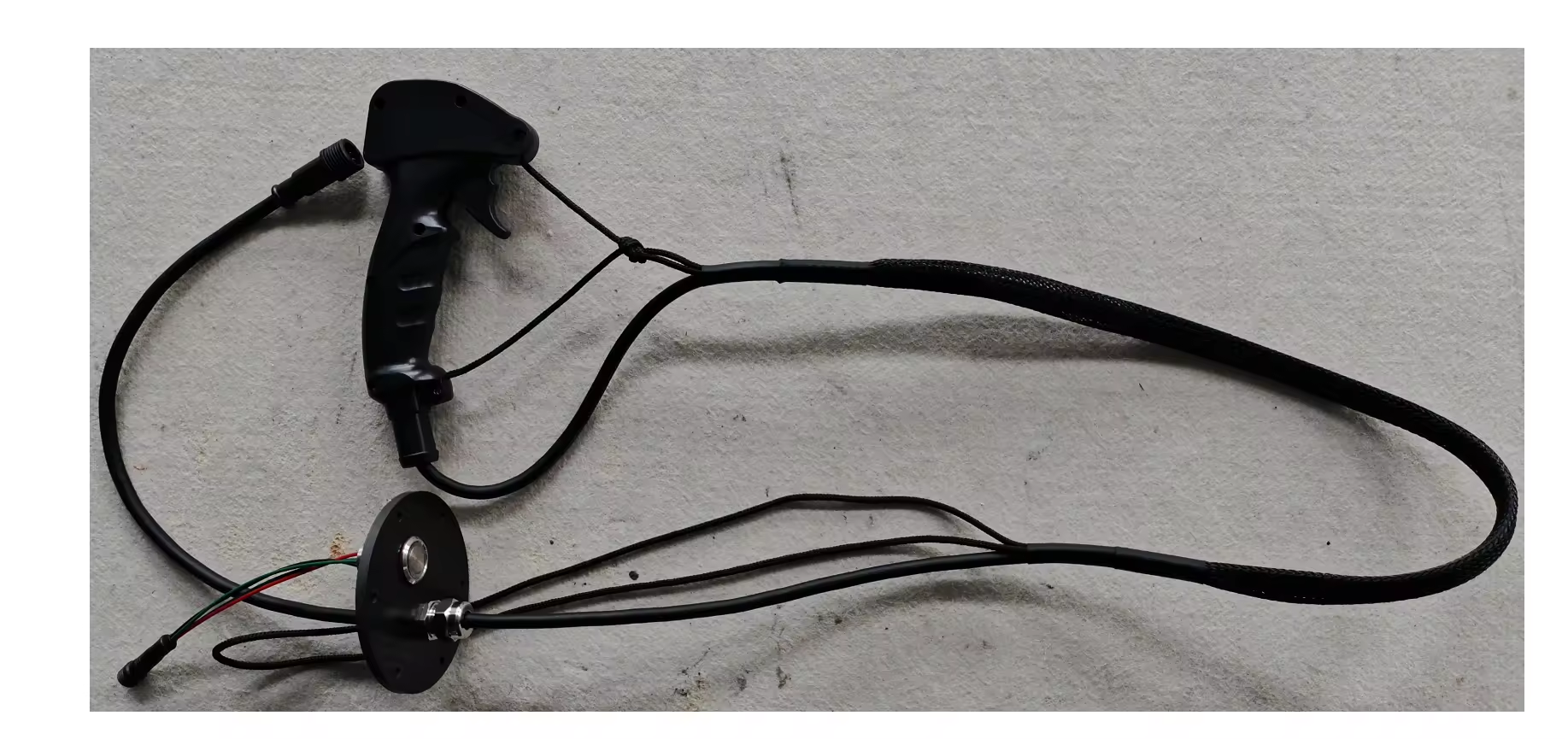 Poignée de planche de surf électrique noire