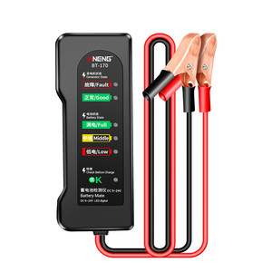 ANENG BT-170 เครื่องมือวัดแบตเตอรี่รถยนต์แบบดิจิตอล 9-24V ไฟฉาย LED 1 ม. ความต้านทานอินพุต รองรับแบตเตอรี่ AAA สีดำ - Product Image 1