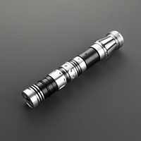 Pedang Laser Nexussabers Metal Hilt Heavy Dueling Glow Stick Smooth Swing Force Fx FOC Blaster dengan Sensor Gerak, Mainan Jedi