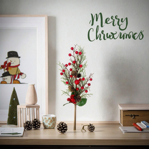 Merry Tree 45cm PE-Material Weihnachtsbaum-Deko mit Beeren und Tannenzapfen Fabrik-Großhandel Heim-Party Weihnachtsdekoration - Product Image 3