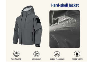 Chaqueta Impermeable Personalizada de Tres Capas, Cortavientos, Transpirable, para Montañismo, 20000 mm, Chaqueta para Lluvia - Product Image 4