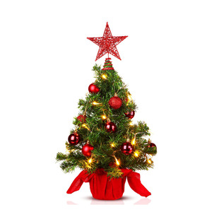 Árboles de Navidad de Plástico de Alta Calidad de 76 cm de Altura, Decoración de Mesa en Varios Tamaños - Product Image 1