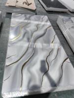 Panneaux muraux en PVC imprimés sur mesure, ignifuges, recyclables, imperméables, épaisseur 3 mm, pour salle de bain, entrepôt, villa, décoration de fond de télévision
