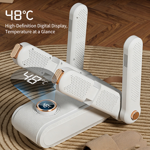 Secador de Zapatos Plegable de 4 Tubos, Secador de Botas Portátil con Temporizador y Función de Calentamiento, Compatible con Tabletas Aromáticas para Desodorizar - Product Image 6