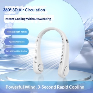 Nuevo Ventilador de Cuello de Silicona sin Aspas, Recargable por USB, Mini Ventilador Portátil, Ultra Larga Duración de la Batería, Ventilador de Uso Exterior Manos Libres - Product Image 3