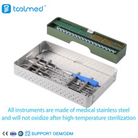 Instruments de plaque de verrouillage orthopédique vétérinaire ALPS, dispositif médical avec boîte stérile, ensemble de plaques de verrouillage vétérinaires