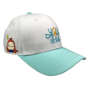 OEM Cao Cấp Chất Lượng Cấu Trúc Gorras Cho Người Lớn 100% Cotton 6 Bảng Điều Chỉnh Thêu Thể Thao Cap Biểu Tượng Tùy Chỉnh Hai Tone Bóng Chày Hat