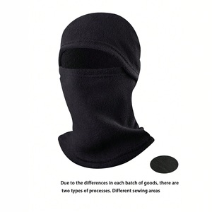 Masque de ski Balaclava doublé de polaire, couvre-visage chaud, protection du cou, sports de plein air, unisexe, adulte, ajustement réglable - Product Image 5