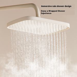 Combinaison <span class=keywords><strong>de</strong></span> douche en laiton blanc <span class=keywords><strong>lait</strong></span> avec affichage numérique robinet <span class=keywords><strong>de</strong></span> contrôle <span class=keywords><strong>de</strong></span> la température poli salle <span class=keywords><strong>de</strong></span> bain Booster carré buse <span class=keywords><strong>Suite</strong></span> - Product Image 5