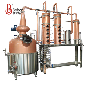 Boben 500L/700L/1000L máquina <span class=keywords><strong>de</strong></span> destilación <span class=keywords><strong>de</strong></span> cobre columna <span class=keywords><strong>de</strong></span> planta directa todavía Gin Pot todavía bebida <span class=keywords><strong>vino</strong></span> Equipo certificado CE - Product Image 1