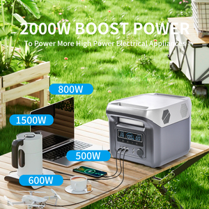 Générateur d'énergie solaire portable 1000W 1500W 2000W avec panneaux solaires - Product Image 6