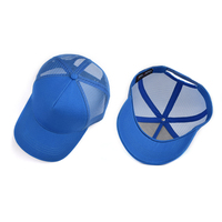 Casquettes de baseball et casquettes trucker pour hommes, 5 panneaux, en maille unie, à fermeture snapback, de haute qualité, vente en gros, design classique, personnalisation de votre logo