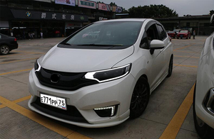 ชุดไฟหน้า LED สำหรับรถยนต์ AKD-car Styling รุ่น <span class=keywords><strong>Jazz</strong></span> Fit ปี 2014-2018 GK5 พร้อมไฟ DRL Angel Eye อัพเกรดชุดไฟหน้าแบบดัดแปลง - Product Image 3