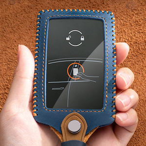 Funda Protectora de Piel Crazy Horse para Llave Inteligente de Hongqi, Serie HS5/HS7/H7/H9, Accesorios para Auto - Product Image 4