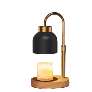 New Creative Design Flameless Adjustable Aromatherapy <b>Wax</b> <b>Melting</b> Lamp Brass Essential Oil Candle Table Lamp - Product Image 1