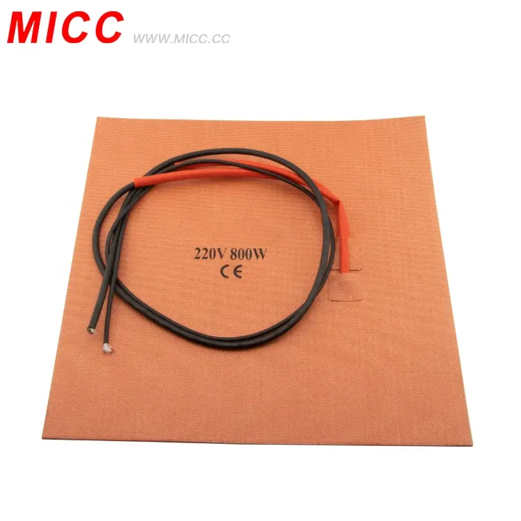 MICC customized Flexible high temperature heating pad silicone rubber Drum heater