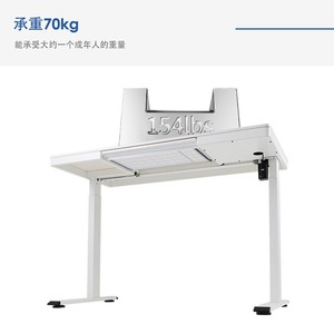 Escritorio Eléctrico Ajustable en Altura Netease, Capacidad de Carga de 70 kg, Marco Metálico, Escritorio para Computadora con Motor Único - Product Image 1
