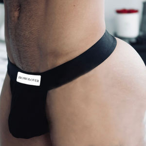 Micro String de Luxe avec Logo Personnalisé PATON Qualité zéro défaut Ceinture Brillante pour Hommes <span class=keywords><strong>G</strong></span>-strings Sous-Vêtements Sexy - Product Image 5