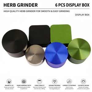 Hot Selling Metal 40mm 50mm 55mm 63mm 75mm <b>Herb</b> <b>Grinder</b> 4 Layers Spice Dry Metal <b>Grinder</b> <b>Herb</b> Custom logo <b>Herb</b> <b>Grinder</b> - Product Image 1