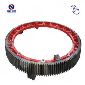 Circonférence de boîte de vitesse Grand anneau de roue hélicoïdale Engrenages personnalisés en gros Roulement de pignon de taureau Moulin à billes à vendre - Product Image 3