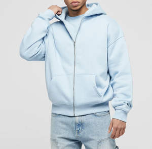 <span class=keywords><strong>Felpa</strong></span> con cappuccio con cerniera bianca oversize di forma quadrata <span class=keywords><strong>personalizzata</strong></span> basata <span class=keywords><strong>su</strong></span> campioni di <span class=keywords><strong>felpa</strong></span> con cappuccio <span class=keywords><strong>personalizzata</strong></span> da uomo - Product Image 4