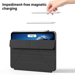 Potente attacco magnetico sottile a tre ripiegamento custodia per aria <span class=keywords><strong>11</strong></span> pollici M2 2024 per <span class=keywords><strong>iPad</strong></span> Air 5th/4th Gen 10.9 pollici <span class=keywords><strong>Pro</strong></span> <span class=keywords><strong>11</strong></span> pollici <span class=keywords><strong>2018</strong></span> - Product Image 4
